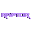 Raptor Logo.STL Ford Raptor - Logo