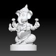 09.jpg Ganesha estátua de deus 3d imprimível
