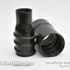 b738f236ee21cde445e6c0df49d77239_display_large.jpg Free STL file Spiralhose Adapters (40 mm)・3D printable model to download