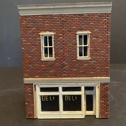 IMG_E2459.jpg HO Scale brick commercial building "The Spencer Building"