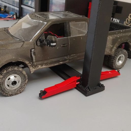 🚗 1/18 scale functional car lift.・ 3D File for 3D printing