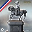 5.jpg Statue of Emperor Napoleon I Bonaparte on horseback (Cherbourg, France) - Napoleonic era Wars Historical Eagles France 1st 32mm 28mm 20mm 15mm