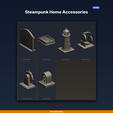 01_hero.png Accesorios para el hogar steampunk - Paquete de 6 modelos STL