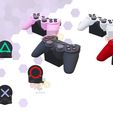 Diapositiva3.jpg Play Station Buttons" brackets for PS3 controllers