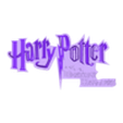 BlackSilver - Harry Potter and the Deathly Hallows.stl 3D MULTICOLOR LOGO/SIGN - Harry Potter Movie Titles Pack