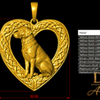 23.png Labrador Dog Memorial Pendant