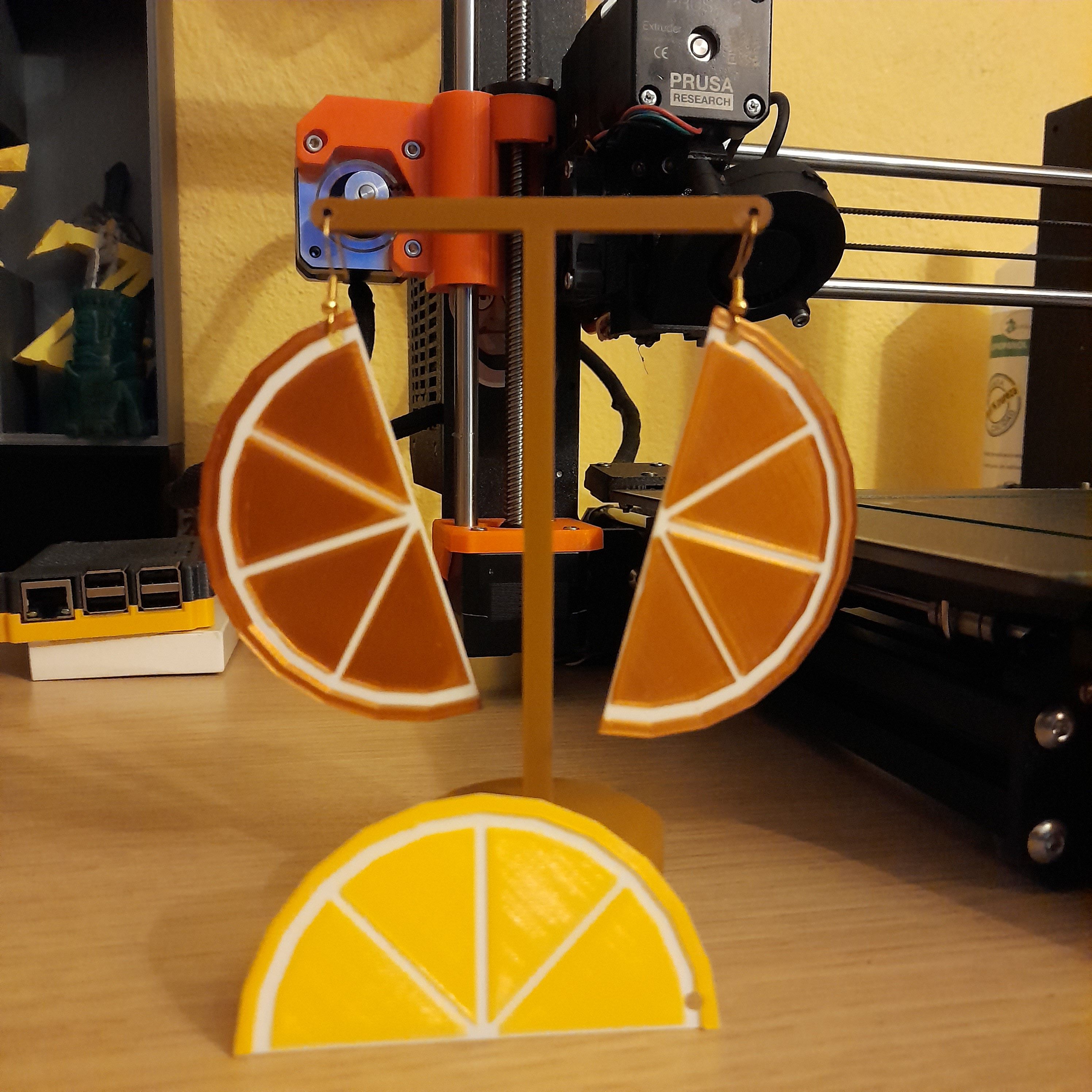 PSX_20210619_235734.jpg Descargar archivo STL Pendientes naranja / limon • Diseño para la impresora 3D, amg3D