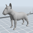 1.PNG STL-Datei Hund Bull Terrier kostenlos・Modell zum 3D-Drucken zum herunterladen
