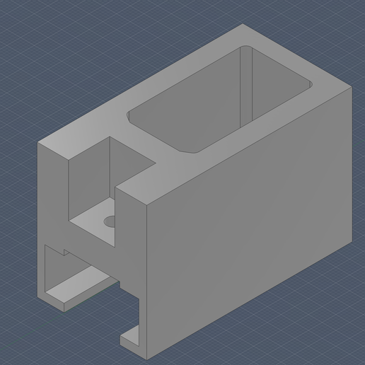 2020 Extrusion ST3215 Servo Mount 3D model