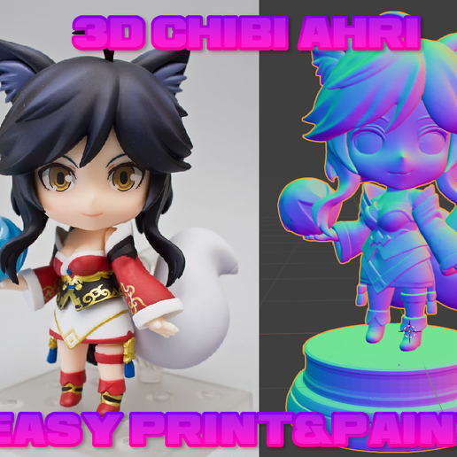 liga de leyendas chibi ahri