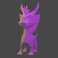 untitled.png Lowpoly psx Spyro - FIXED TO PRINT