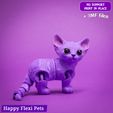 2.jpg Sphynx cat - articulated flexi toy - updated vers 2024