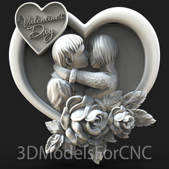 1.png 3D-Modell STL-Datei für CNC-Router Laser & 3D-Drucker Valentinstag