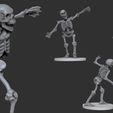 fantasy-human-skeleton-3d-model-obj-stl.jpg STL file Fantasy (Undead) Human Skeleton for 3D Printing・3D printer model to download
