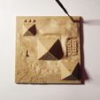 8.jpg GIZA - Pyramids Diorama - Incense stick holder