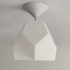 IMG_20210115_132437.jpg STL-Datei LAMP LAMPSHADE PENTA LOW POLY・3D-Drucker-Vorlage zum herunterladen