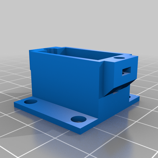 Télécharger le fichier STL gratuit Support de servomoteur FS90 • Objet