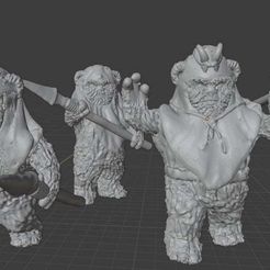 ewok_unit.jpg Fichier STL gratuit Ewok Warriors (échelle de la légion de la guerre des étoiles)・Design pour imprimante 3D à télécharger