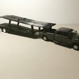 IMG_20230702_123952.jpg 1/64 比例 Greenlight Matchbox Hotwheels AUTOTTRANSPORT GOOSENECK 拖车，可装 4 辆压铸车