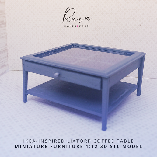 Ikea-inspired Liatorp Coffee Table, Miniature Side Table