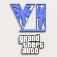 4-3.jpg GTA 6 Grand Theft Auto VI logo Stand Decor