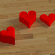 COEUR-2.png Archivo STL Caja pequeña en forma de corazón・Modelo para descargar e imprimir en 3D