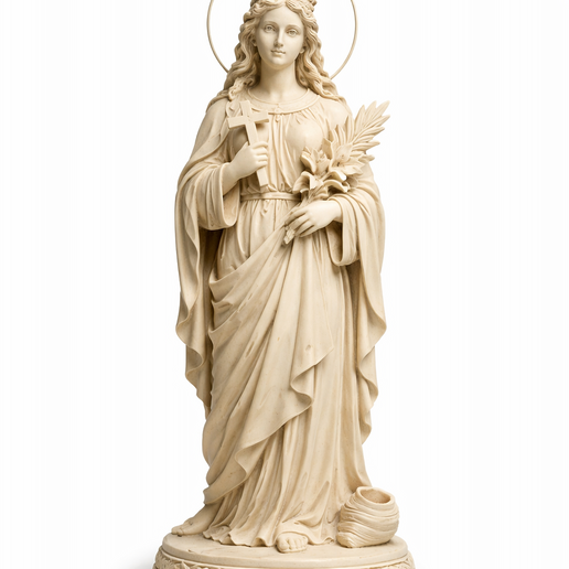 Saint Agathoclia - Devotional Statue