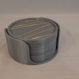 20200913_153849.jpg Free STL file Filament Insert Coaster Set 3D-PRINTABLE・3D printer model to download