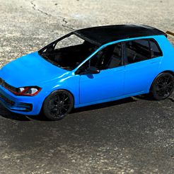 4DB4939D-4AAA-4344-8050-4837916B7898.jpeg STL file Golf GTI 2021・Design to download and 3D print