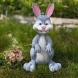 3dprinted_cartoon_easterbunny_06.jpg Cartoon Bunny for your Garden