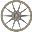 Assemblage-jante-10-bâtons.png 10-spoke rim (21 inches) 1/24