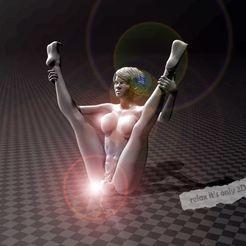 494048170d0153567c0f99459fc6385e_display_large.jpg Free STL file Pussycat girl・3D print design to download