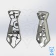 LD Tie Cookie Cutter 4.JPG Cookie Cutter Set - Fathers Day Special