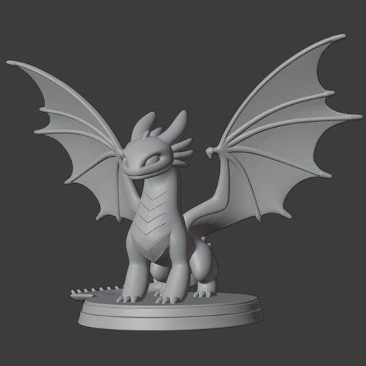 🐉 the Light Fury・ STL File for 3D printing・Cults
