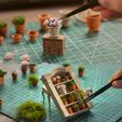 Making2.jpg The Blooming Parlor – 3D Printable Flower Shop Diorama Kit (27 STL Set)