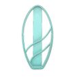 Surfing-Table-1-Cookie-Cutter.jpg SURFING TABLE COOKIE CUTTER, SURFING COOKIE CUTTER, SUMMER COOKIE CUTTER, BEACH COOKIE CUTTER