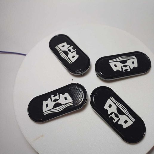 VW Wolfsburg Side Emblem 3D model