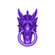 Dragon Head Door Knocker.obj Dragon Head Door Knocker 3D Printable Mode