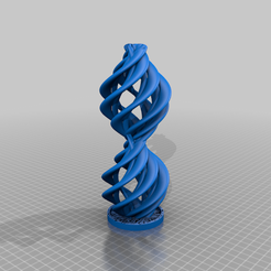 Multiple_spirals_ornament.png Free STL file Spirals ornament・3D printable model to download, 3DPrintBunny