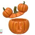 Halloween-Mickey-Pumpkin-Head-Candy-bowl-15.jpg Halloween Mickey Pumpkin Head Candy bowl 3D Printable Model