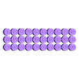 1-30.stl Tombola (Bingo) parametric counters set