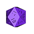Spindown-D20-main.stl Жеребьевка спиндауна (D20)