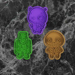 1.png halloween monster COOKIE CUTTER 3er Set