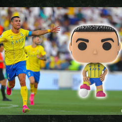 Fichier 3D Cristiano Ronaldo - CR7 🏈・Objet pour impression 3D à  télécharger・Cults