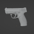 SW-MP-Shield-3D-MODEL-11.png Pistol SW MP Shield Smith & Wesson M&P Prop practice fake training gun