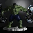 1.jpg Hulk From Movie The Incredible Hulk 2008 with Edward Norton File STL 3D Print Model Two Versions