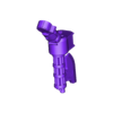 Minigun-axe arm.stl Rune Covered Wolf Mech - Modular version