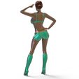 6.9.jpg POSE N6 ATTRACTIVE SEXY WOMAN MINIATURE 3D PRINT MODEL