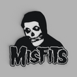 tinker.png MISFITS Logo horror punk Skull Skull Demon Wall Chart