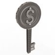 Wireframe-High-Key-with-Dollar-Coin-Cartoon-2.jpg Key with Dollar Coin Cartoon